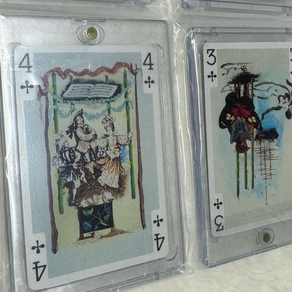 1987 SALVADOR DALI (1 Card) RARE IN Framed Collectors HARD CASE - Picture 6 of 11